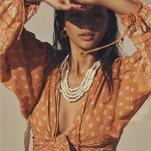 Spell and the gypsy Utopia Blouse extra small in cinnamon